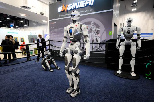 CES 2025机器人展品吸睛 多款人形与服务机器人亮相