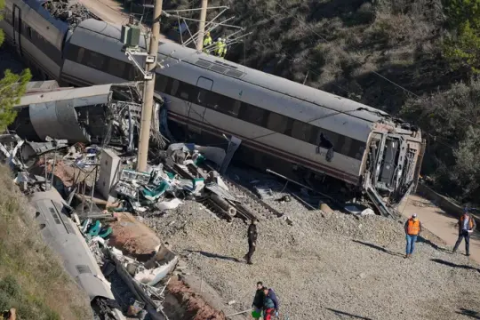 西班牙火车司机工会宣布2月9日至11日罢工 要求提升铁路安全标准