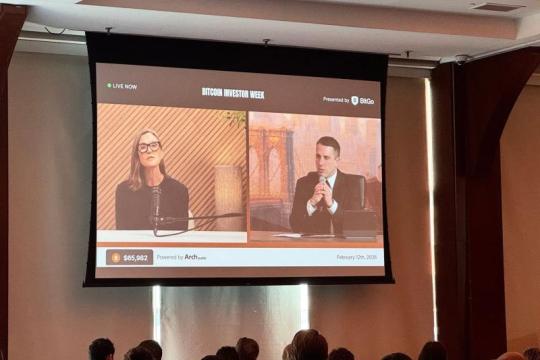 方舟投资凯西·伍德：比特币或在人工智能与创新引发的“通缩混乱”中受益