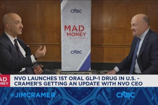 诺和诺德股价大涨逾8%，Wegovy口服减肥药在美上市首周处方数据亮相