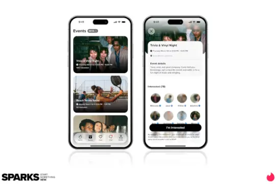 Tinder推线下活动与虚拟快速约会 加码AI功能争夺Z世代用户