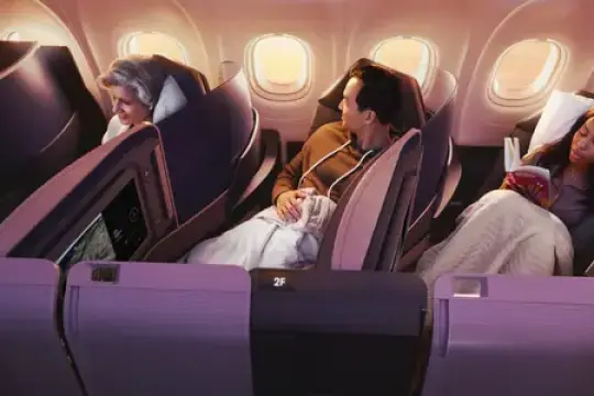 联合航空推出超豪华远程空客飞机，配备滑动门和自助小吃吧——内部揭秘