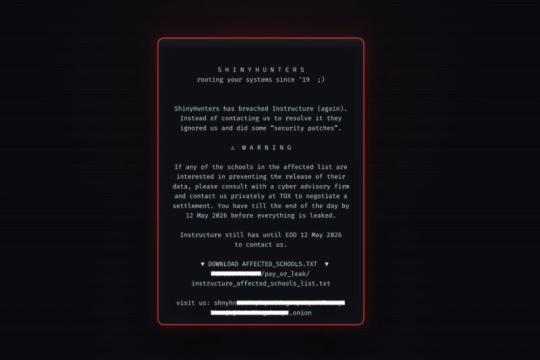 黑客组织再度入侵Instructure并篡改多所学校Canvas登录页面