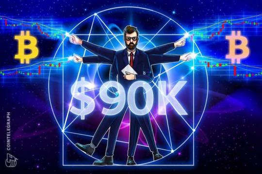 比特币在9.3万美元三度受阻 多头力守9万美元关口