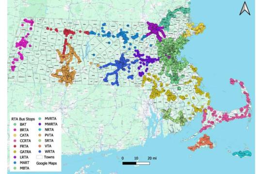 研究锁定马萨诸塞州公交车站行人-车辆碰撞的关键风险因素