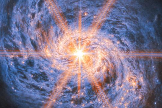 韦伯望远镜发布梅西耶77新图像 展示活跃星系核与恒星形成区域