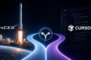 马斯克旗下 SpaceX 获得收购 AI 编程工具 Cursor 的选择权：估值 600 亿美元，可改为支付 100 亿美元共同开发