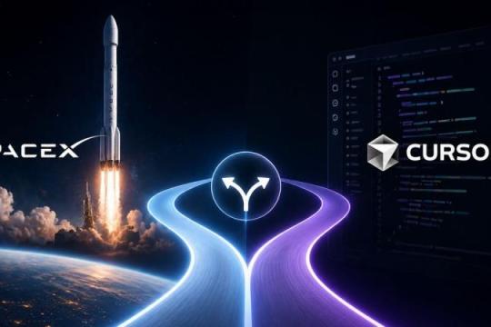 马斯克旗下 SpaceX 获得收购 AI 编程工具 Cursor 的选择权：估值 600 亿美元，可改为支付 100 亿美元共同开发