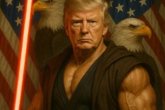 白宫社交媒体频发AI合成图引争议：从“特朗普为王”到“虚无主义企鹅”