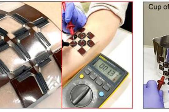 柔性伪横向热电薄膜：从体温中获取电能的新型可穿戴技术