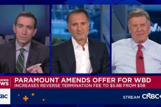派拉蒙确认拉里·埃里森为修订版WBD收购要约提供个人担保