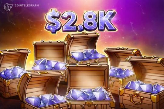 以太坊多头瞄准2800美元 期货数据显现分歧信号