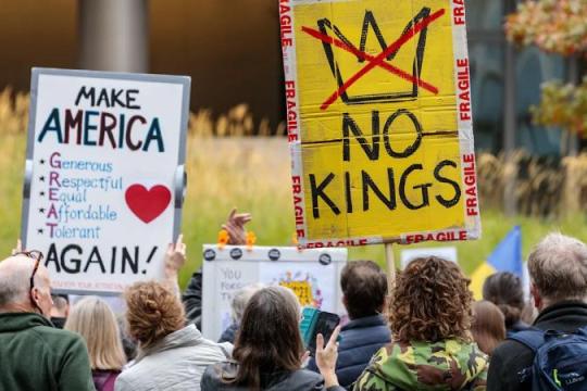组织者称3月28日“No Kings”抗议或成美国史上最大规模示威