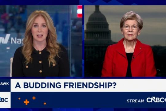 沃伦致信抨击CFPB代理局长 称其举措与特朗普降低信用卡成本目标相悖