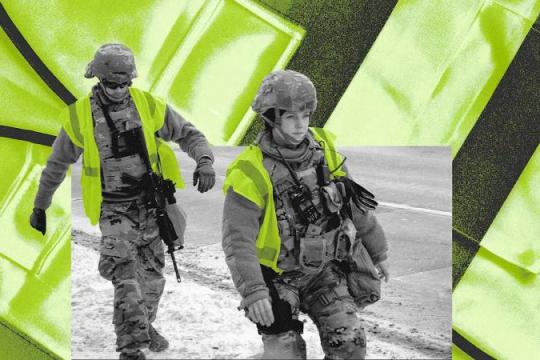 多机构执法并行引发识别混乱 明尼苏达国民警卫队被要求穿反光背心