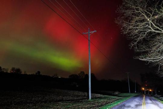 美国多州今夜有望观测到北极光 受严重地磁风暴影响