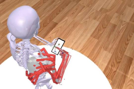 AI模型模拟手机操作肌肉用力，找出最费劲的滑动手势