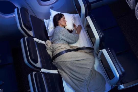 联合航空推出可平躺经济舱“Relax Row”座椅 计划2030年前装机逾200架