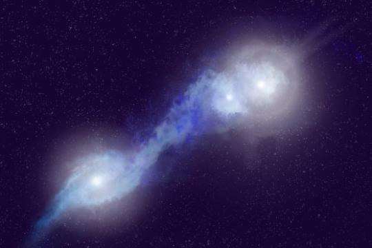 距地球约12亿光年发现首个确认的三重射电活跃星系核系统