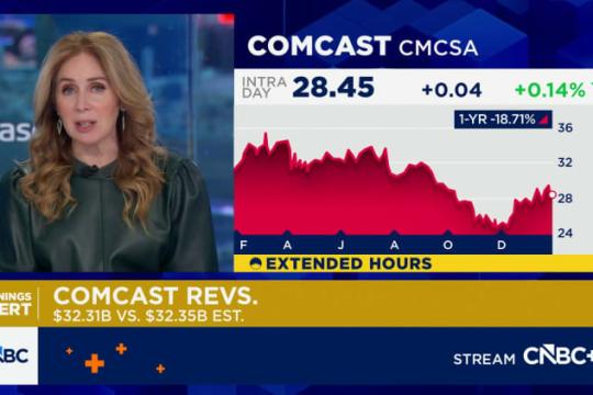 康卡斯特四季度盈利超预期 宽带与付费电视用户继续流失