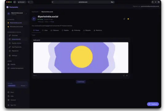 柏林初创公司 Periwinkle 推出基于 AT 协议的托管服务 支持自托管社交媒体账户