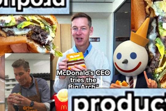 麦当劳“大拱门”汉堡走红引发连锁效应 竞争对手高管集体“下场试吃”