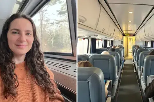 我在阿姆trak四小时车程中比较了经济舱和商务舱座位，一项福利让120美元升级物有所值