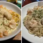 我在Olive Garden和Red Lobster点了同样的餐，价格稍低的连锁店获胜