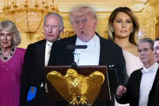 唐纳德·特朗普在白宫为查尔斯国王举办国宴：苹果CEO蒂姆·库克、亚马逊创始人杰夫·贝索斯等嘉宾亮相
