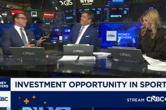 Arctos合伙人称人工智能兴起将推高职业体育队伍估值