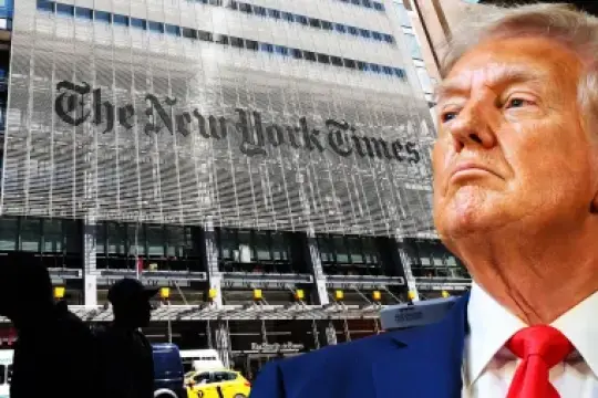 特朗普在首次白宫记者晚宴前数小时猛烈抨击“失败”的纽约时报