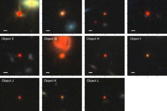 研究称早期宇宙“红点”为被电离气体包裹的年轻超大质量黑洞