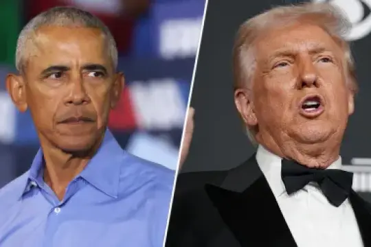 巴拉克·奥巴马就特朗普发布的将其描绘为猿猴的AI视频发表看法，指责社交媒体为“闹剧”