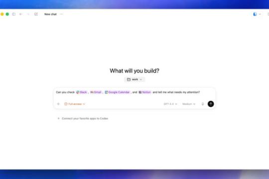 OpenAI升级自动化编码工具Codex 强化桌面与浏览器控制能力