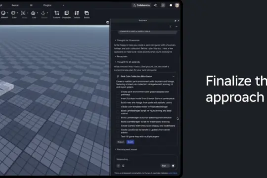 Roblox升级开发者助手 推出自主规划与生成工具