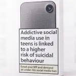 Mumsnet发起全国广告行动，呼吁禁止16岁以下青少年使用社交媒体并加注“健康警示”