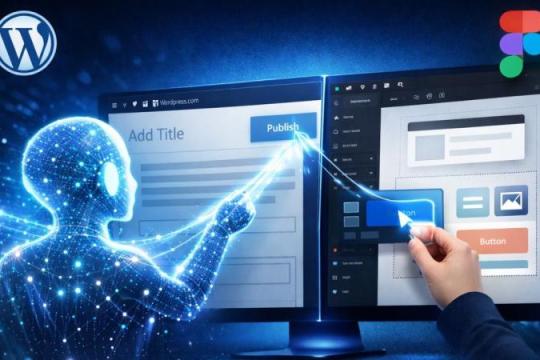 AI 智能体直接操控应用：WordPress 支持自动写稿，Figma 支持画布内生成设计