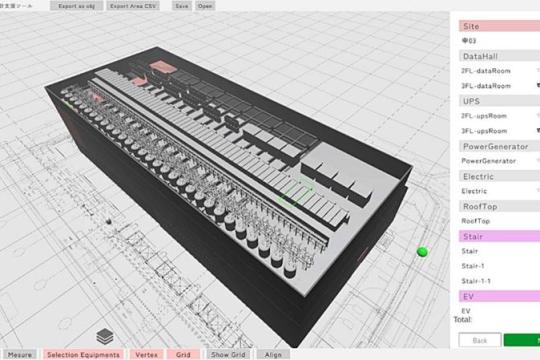 竹中工务店开发数据中心专用设计支援工具：自动生成设计方案，应对AI带来的建设需求激增