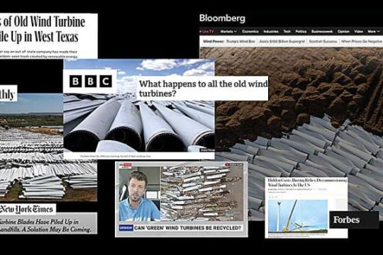 研究警示：至2040年或有多达2万片退役风机叶片被填埋或焚烧