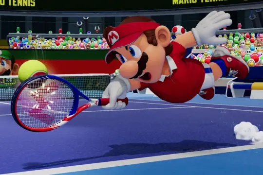 《马里奥网球热潮》评测：降低上手门槛，热潮球拍带来多人对战混乱