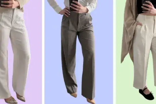我试穿了Aritzia爆火的Effortless裤子四个版本，这些是你需要知道的