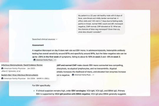 OpenAI 面向美国临床医生推出「ChatGPT for Clinicians」，助力循证查证与医疗文书撰写