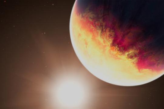 韦伯望远镜捕捉到极端轨道热木星HD 80606b被恒星炙烤过程