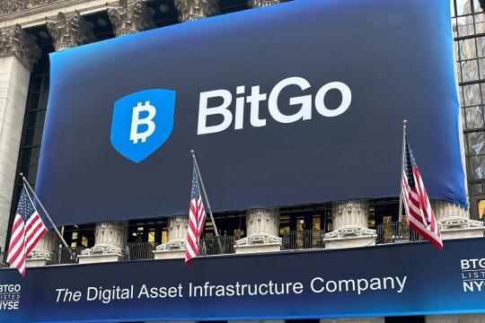 BitGo股价第二个交易日跌约12%，仍低于IPO发行价