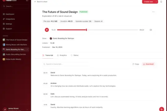 Rebel Audio推出面向新手创作者的一体化播客平台