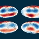 研究称地幔底部两大片超高温岩体长期影响地球磁场