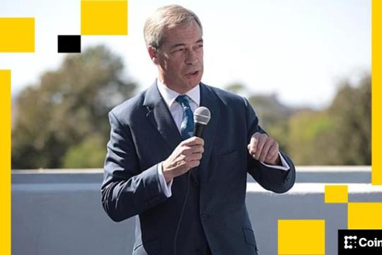 奈杰尔·法拉奇将持有伦敦上市公司Stack BTC约6.31%股份