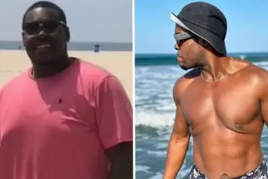 我通过热瑜伽和举重减掉了200磅体重，从4X码衬衫瘦到中码