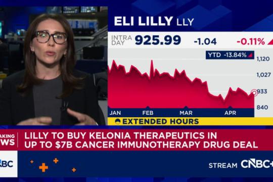 礼来拟以最高70亿美元收购Kelonia 加码体内CAR-T疗法布局