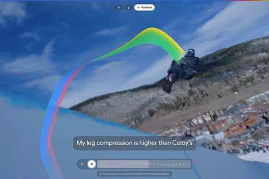 Google 利用 AI 支援冬奥代表：数分钟内完成滑雪与单板滑雪 3D 动作分析的平台